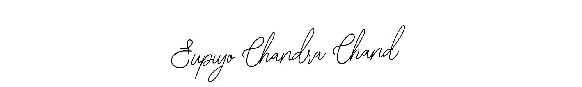 Use a signature maker to create a handwritten signature online. With this signature software, you can design (Bearetta-2O07w) your own signature for name Supiyo Chandra Chand. Supiyo Chandra Chand signature style 12 images and pictures png