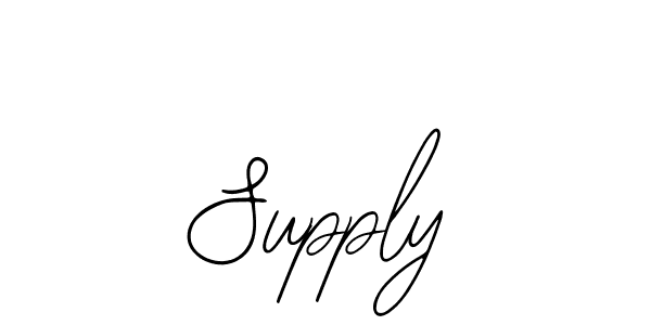 Use a signature maker to create a handwritten signature online. With this signature software, you can design (Bearetta-2O07w) your own signature for name Supply. Supply signature style 12 images and pictures png