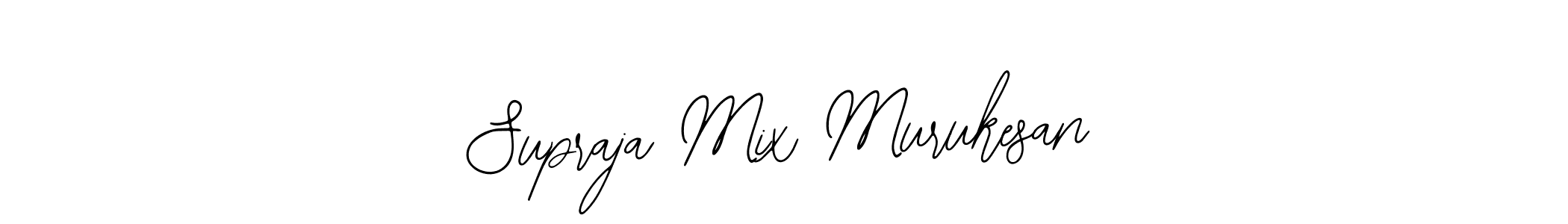 Use a signature maker to create a handwritten signature online. With this signature software, you can design (Bearetta-2O07w) your own signature for name Supraja Mix Murukesan. Supraja Mix Murukesan signature style 12 images and pictures png