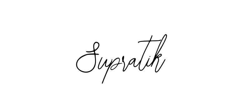 Make a beautiful signature design for name Supratik. With this signature (Bearetta-2O07w) style, you can create a handwritten signature for free. Supratik signature style 12 images and pictures png