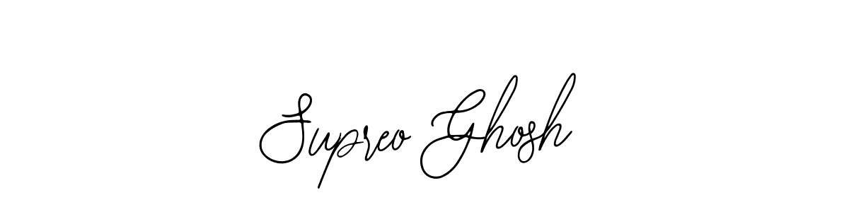 Once you've used our free online signature maker to create your best signature Bearetta-2O07w style, it's time to enjoy all of the benefits that Supreo Ghosh name signing documents. Supreo Ghosh signature style 12 images and pictures png