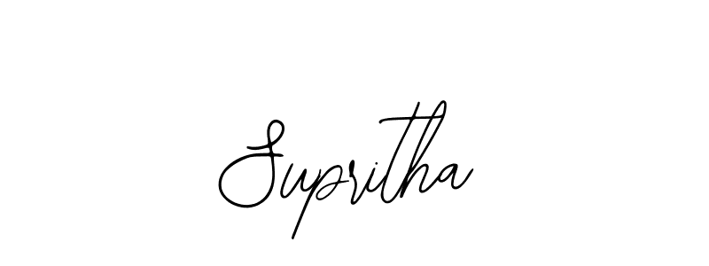 Design your own signature with our free online signature maker. With this signature software, you can create a handwritten (Bearetta-2O07w) signature for name Supritha. Supritha signature style 12 images and pictures png