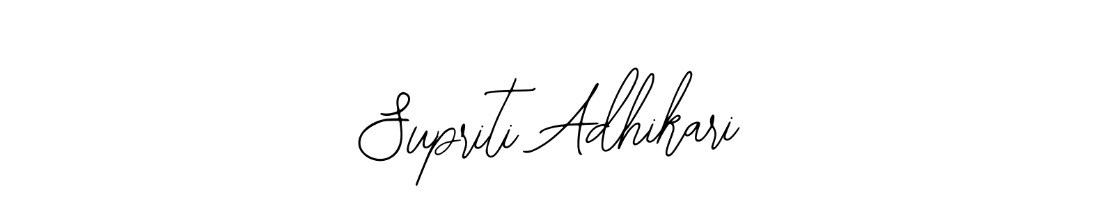 Also we have Supriti Adhikari name is the best signature style. Create professional handwritten signature collection using Bearetta-2O07w autograph style. Supriti Adhikari signature style 12 images and pictures png