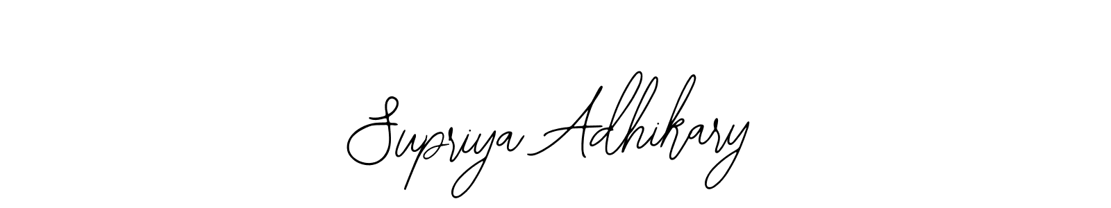 Similarly Bearetta-2O07w is the best handwritten signature design. Signature creator online .You can use it as an online autograph creator for name Supriya Adhikary. Supriya Adhikary signature style 12 images and pictures png