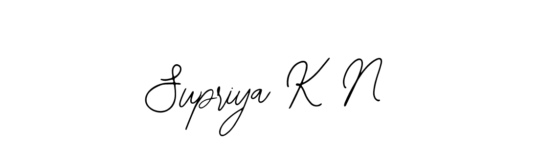 Make a beautiful signature design for name Supriya K N. Use this online signature maker to create a handwritten signature for free. Supriya K N signature style 12 images and pictures png