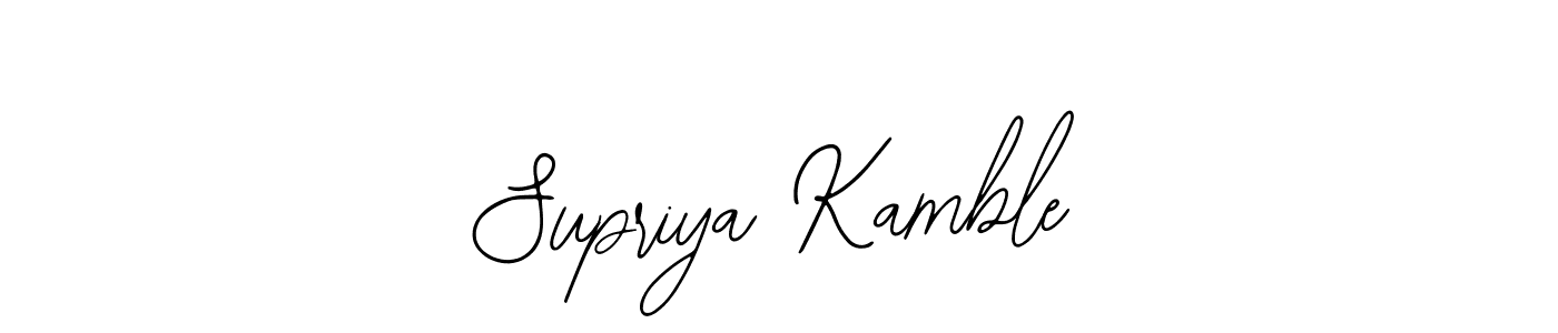It looks lik you need a new signature style for name Supriya Kamble. Design unique handwritten (Bearetta-2O07w) signature with our free signature maker in just a few clicks. Supriya Kamble signature style 12 images and pictures png