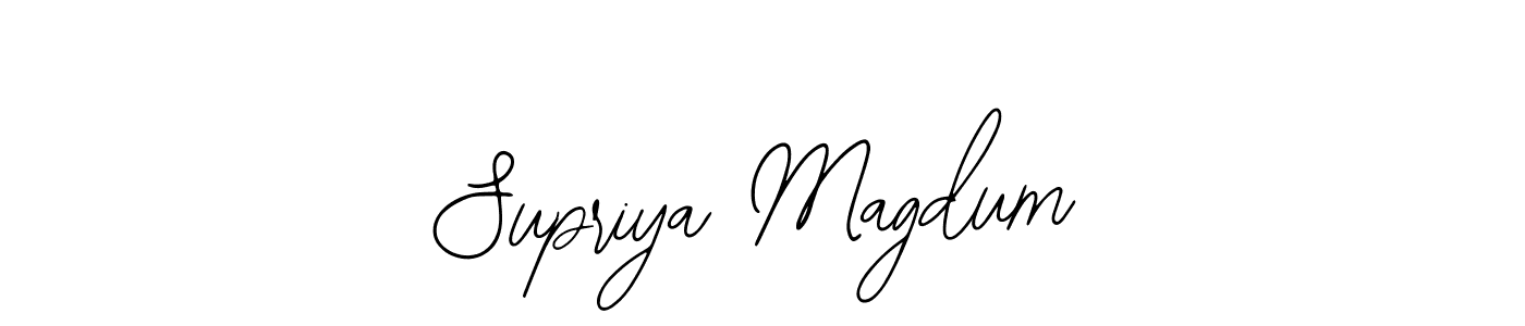 How to Draw Supriya Magdum signature style? Bearetta-2O07w is a latest design signature styles for name Supriya Magdum. Supriya Magdum signature style 12 images and pictures png