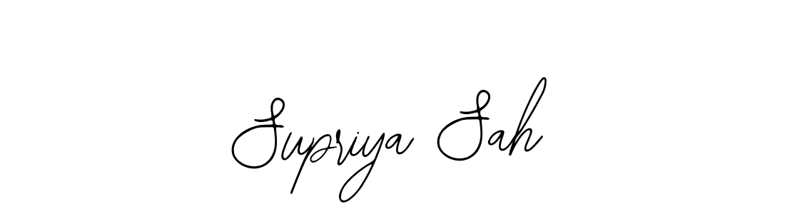 Make a beautiful signature design for name Supriya Sah. Use this online signature maker to create a handwritten signature for free. Supriya Sah signature style 12 images and pictures png