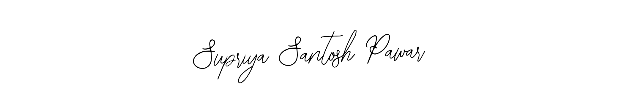 How to make Supriya Santosh Pawar signature? Bearetta-2O07w is a professional autograph style. Create handwritten signature for Supriya Santosh Pawar name. Supriya Santosh Pawar signature style 12 images and pictures png