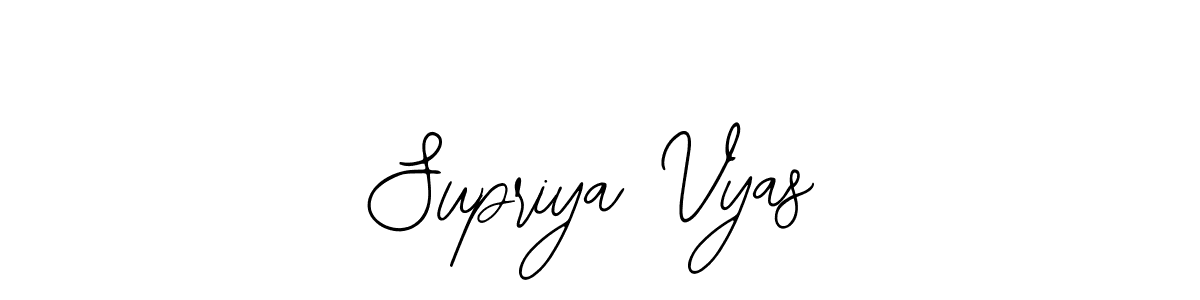 Also You can easily find your signature by using the search form. We will create Supriya Vyas name handwritten signature images for you free of cost using Bearetta-2O07w sign style. Supriya Vyas signature style 12 images and pictures png