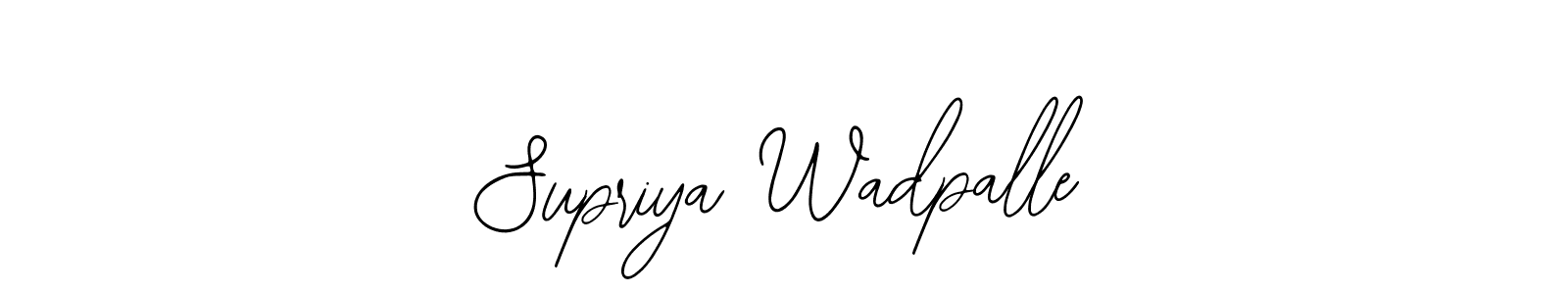 The best way (Bearetta-2O07w) to make a short signature is to pick only two or three words in your name. The name Supriya Wadpalle include a total of six letters. For converting this name. Supriya Wadpalle signature style 12 images and pictures png