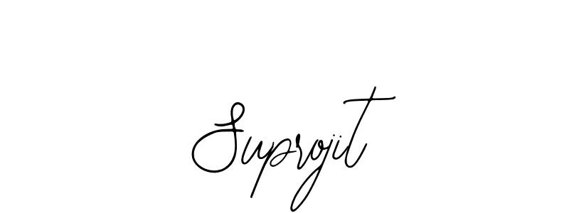 The best way (Bearetta-2O07w) to make a short signature is to pick only two or three words in your name. The name Suprojit include a total of six letters. For converting this name. Suprojit signature style 12 images and pictures png