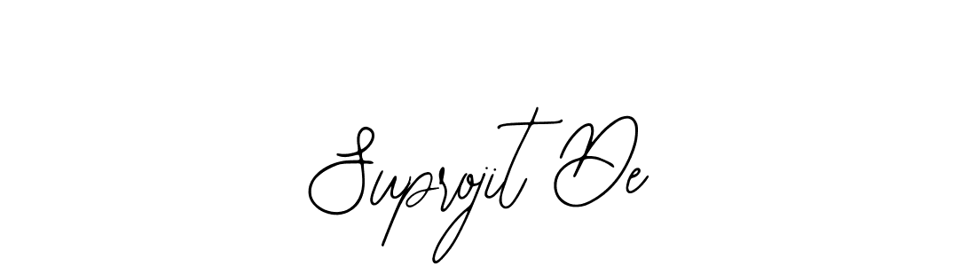 Create a beautiful signature design for name Suprojit De. With this signature (Bearetta-2O07w) fonts, you can make a handwritten signature for free. Suprojit De signature style 12 images and pictures png