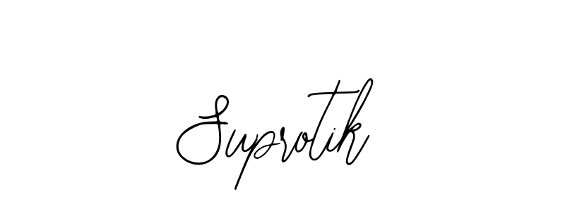 Create a beautiful signature design for name Suprotik. With this signature (Bearetta-2O07w) fonts, you can make a handwritten signature for free. Suprotik signature style 12 images and pictures png