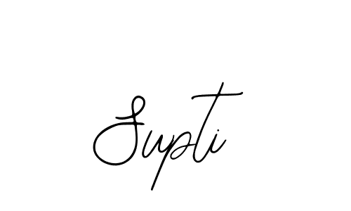 The best way (Bearetta-2O07w) to make a short signature is to pick only two or three words in your name. The name Supti include a total of six letters. For converting this name. Supti signature style 12 images and pictures png