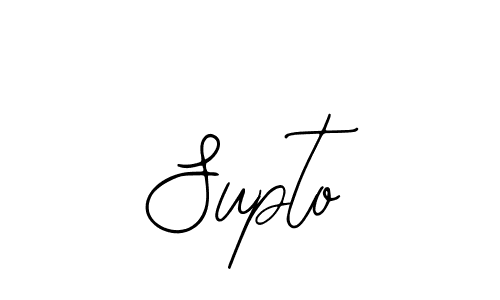 How to make Supto name signature. Use Bearetta-2O07w style for creating short signs online. This is the latest handwritten sign. Supto signature style 12 images and pictures png