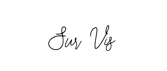 if you are searching for the best signature style for your name Sur Vis. so please give up your signature search. here we have designed multiple signature styles  using Bearetta-2O07w. Sur Vis signature style 12 images and pictures png