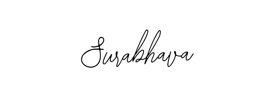 Surabhava stylish signature style. Best Handwritten Sign (Bearetta-2O07w) for my name. Handwritten Signature Collection Ideas for my name Surabhava. Surabhava signature style 12 images and pictures png