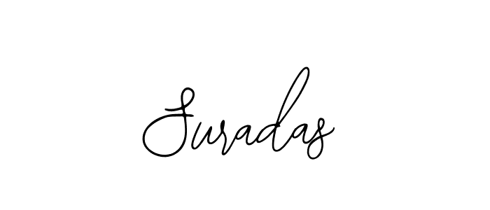 How to make Suradas name signature. Use Bearetta-2O07w style for creating short signs online. This is the latest handwritten sign. Suradas signature style 12 images and pictures png