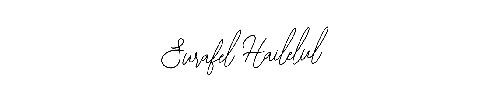 How to Draw Surafel Hailelul signature style? Bearetta-2O07w is a latest design signature styles for name Surafel Hailelul. Surafel Hailelul signature style 12 images and pictures png