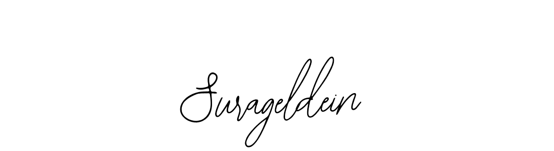 Create a beautiful signature design for name Surageldein. With this signature (Bearetta-2O07w) fonts, you can make a handwritten signature for free. Surageldein signature style 12 images and pictures png