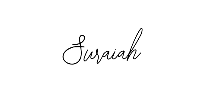 Design your own signature with our free online signature maker. With this signature software, you can create a handwritten (Bearetta-2O07w) signature for name Suraiah. Suraiah signature style 12 images and pictures png