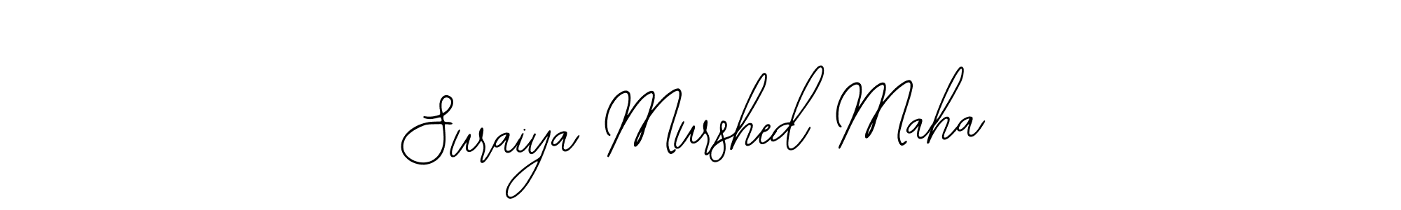 Suraiya Murshed Maha stylish signature style. Best Handwritten Sign (Bearetta-2O07w) for my name. Handwritten Signature Collection Ideas for my name Suraiya Murshed Maha. Suraiya Murshed Maha signature style 12 images and pictures png