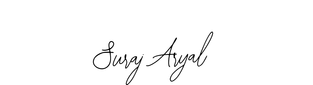 Make a beautiful signature design for name Suraj Aryal. Use this online signature maker to create a handwritten signature for free. Suraj Aryal signature style 12 images and pictures png