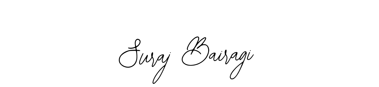 The best way (Bearetta-2O07w) to make a short signature is to pick only two or three words in your name. The name Suraj Bairagi include a total of six letters. For converting this name. Suraj Bairagi signature style 12 images and pictures png