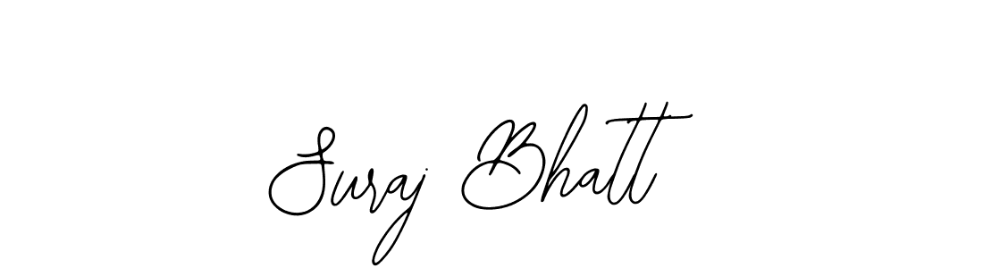 Suraj Bhatt stylish signature style. Best Handwritten Sign (Bearetta-2O07w) for my name. Handwritten Signature Collection Ideas for my name Suraj Bhatt. Suraj Bhatt signature style 12 images and pictures png