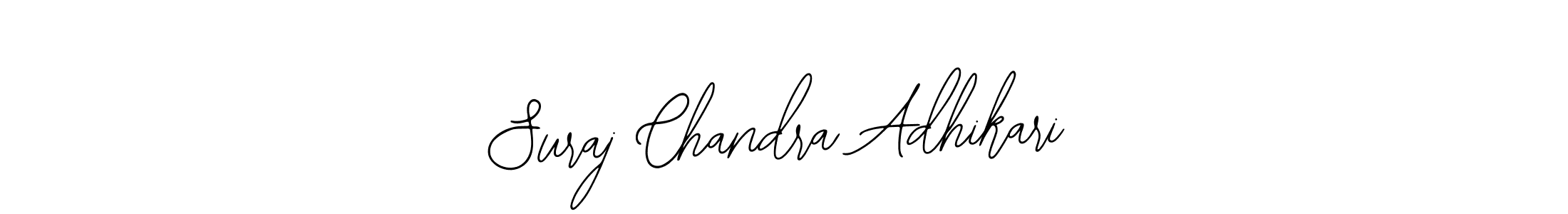 It looks lik you need a new signature style for name Suraj Chandra Adhikari. Design unique handwritten (Bearetta-2O07w) signature with our free signature maker in just a few clicks. Suraj Chandra Adhikari signature style 12 images and pictures png