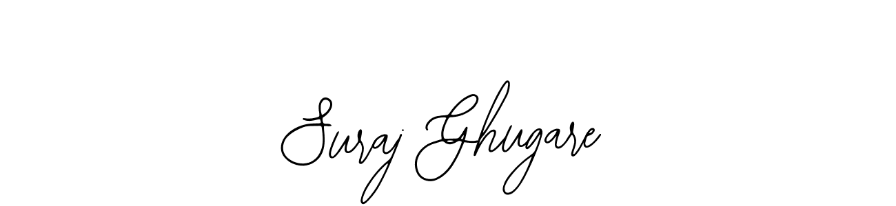 You should practise on your own different ways (Bearetta-2O07w) to write your name (Suraj Ghugare) in signature. don't let someone else do it for you. Suraj Ghugare signature style 12 images and pictures png