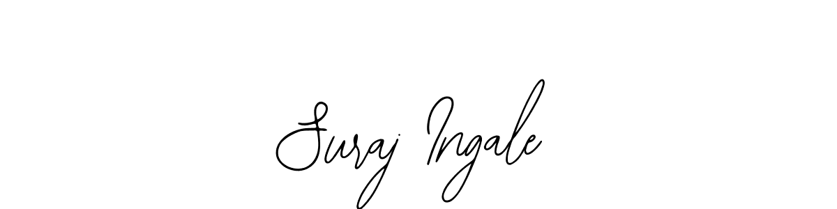 Also You can easily find your signature by using the search form. We will create Suraj Ingale name handwritten signature images for you free of cost using Bearetta-2O07w sign style. Suraj Ingale signature style 12 images and pictures png