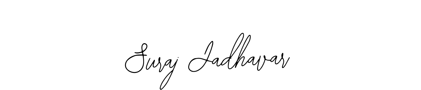 Similarly Bearetta-2O07w is the best handwritten signature design. Signature creator online .You can use it as an online autograph creator for name Suraj Jadhavar. Suraj Jadhavar signature style 12 images and pictures png