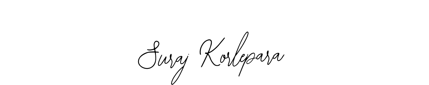 Suraj Korlepara stylish signature style. Best Handwritten Sign (Bearetta-2O07w) for my name. Handwritten Signature Collection Ideas for my name Suraj Korlepara. Suraj Korlepara signature style 12 images and pictures png