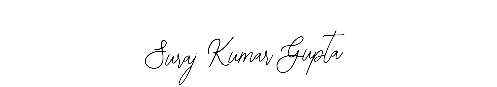 The best way (Bearetta-2O07w) to make a short signature is to pick only two or three words in your name. The name Suraj Kumar Gupta include a total of six letters. For converting this name. Suraj Kumar Gupta signature style 12 images and pictures png