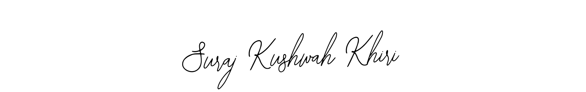 Suraj Kushwah Khiri stylish signature style. Best Handwritten Sign (Bearetta-2O07w) for my name. Handwritten Signature Collection Ideas for my name Suraj Kushwah Khiri. Suraj Kushwah Khiri signature style 12 images and pictures png