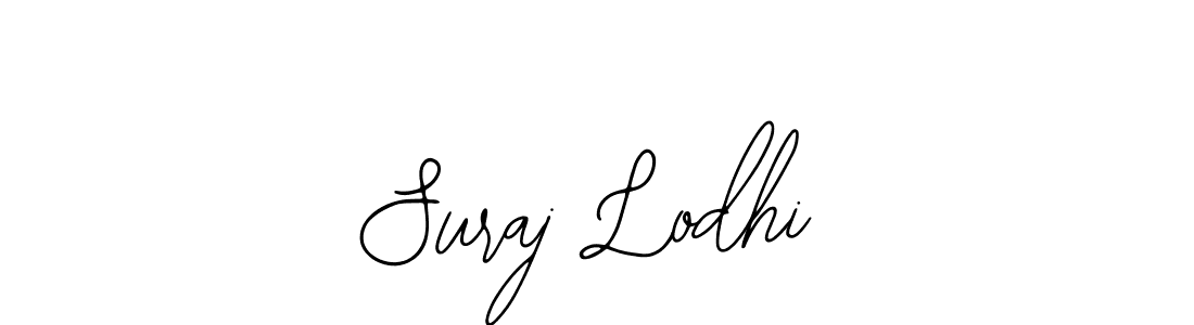 You should practise on your own different ways (Bearetta-2O07w) to write your name (Suraj Lodhi) in signature. don't let someone else do it for you. Suraj Lodhi signature style 12 images and pictures png