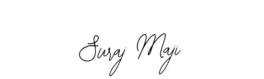 Use a signature maker to create a handwritten signature online. With this signature software, you can design (Bearetta-2O07w) your own signature for name Suraj Maji. Suraj Maji signature style 12 images and pictures png