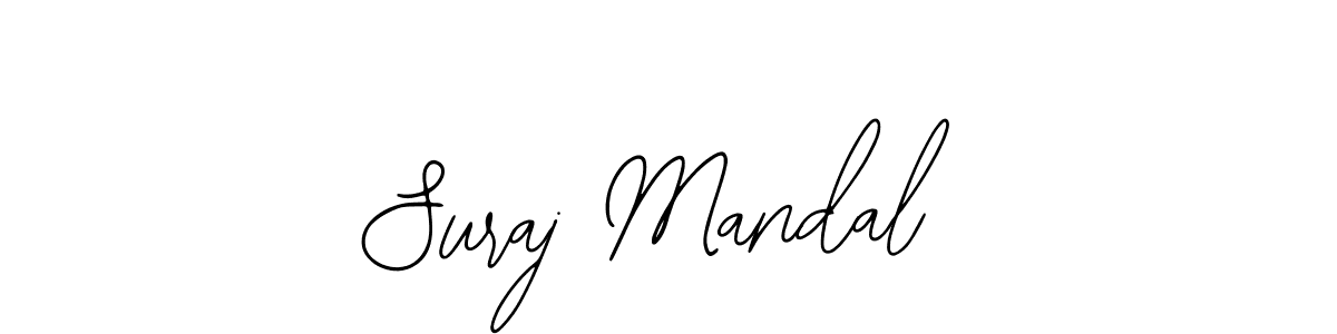 Use a signature maker to create a handwritten signature online. With this signature software, you can design (Bearetta-2O07w) your own signature for name Suraj Mandal. Suraj Mandal signature style 12 images and pictures png