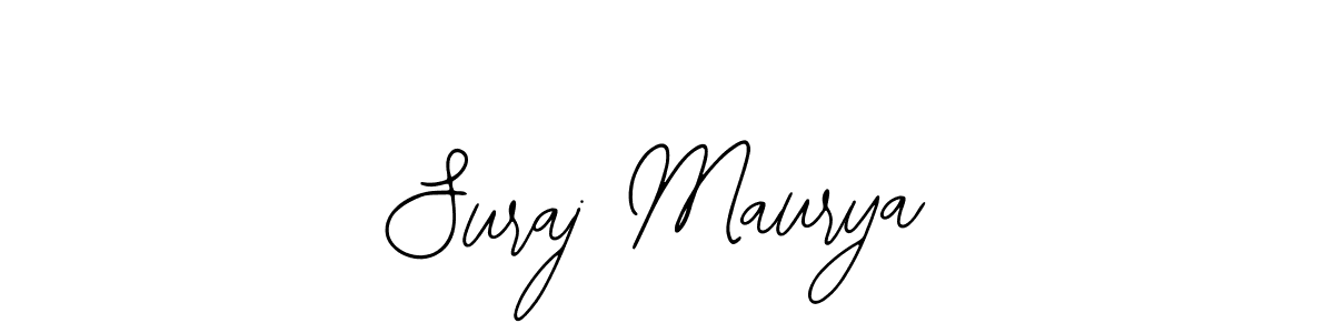 Similarly Bearetta-2O07w is the best handwritten signature design. Signature creator online .You can use it as an online autograph creator for name Suraj Maurya. Suraj Maurya signature style 12 images and pictures png