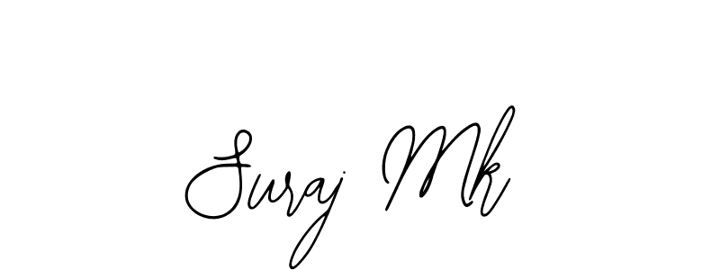 How to make Suraj Mk name signature. Use Bearetta-2O07w style for creating short signs online. This is the latest handwritten sign. Suraj Mk signature style 12 images and pictures png