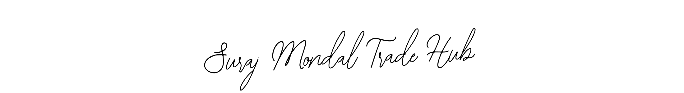Also we have Suraj Mondal Trade Hub name is the best signature style. Create professional handwritten signature collection using Bearetta-2O07w autograph style. Suraj Mondal Trade Hub signature style 12 images and pictures png
