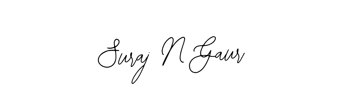 How to make Suraj N Gaur signature? Bearetta-2O07w is a professional autograph style. Create handwritten signature for Suraj N Gaur name. Suraj N Gaur signature style 12 images and pictures png