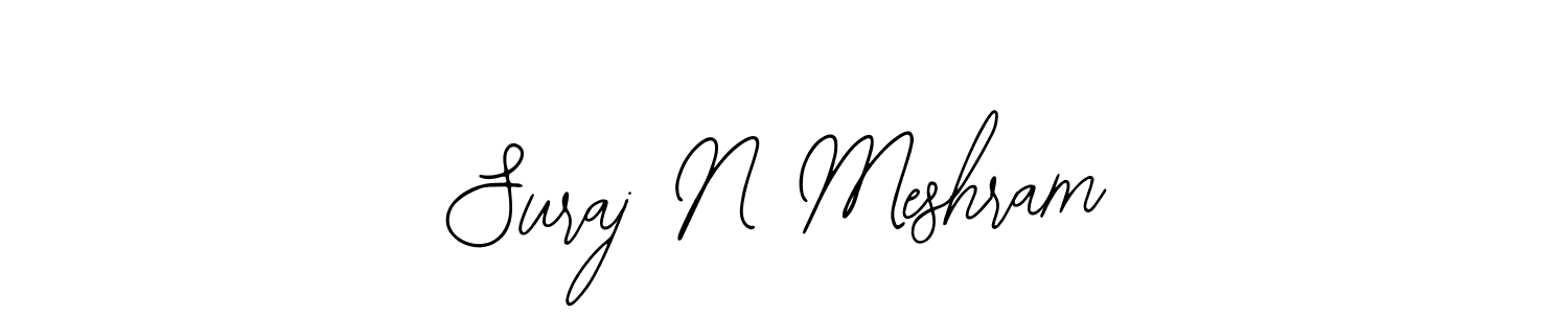 Similarly Bearetta-2O07w is the best handwritten signature design. Signature creator online .You can use it as an online autograph creator for name Suraj N Meshram. Suraj N Meshram signature style 12 images and pictures png