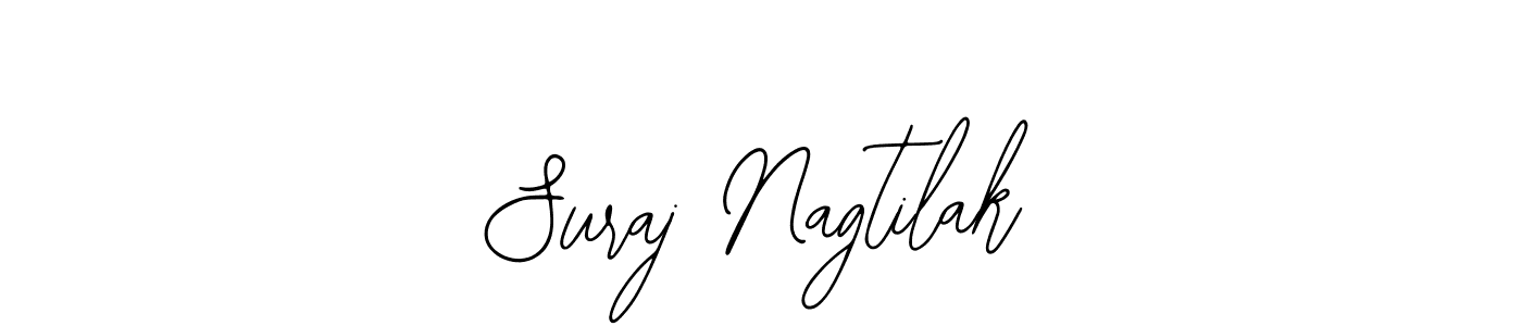 How to make Suraj Nagtilak name signature. Use Bearetta-2O07w style for creating short signs online. This is the latest handwritten sign. Suraj Nagtilak signature style 12 images and pictures png