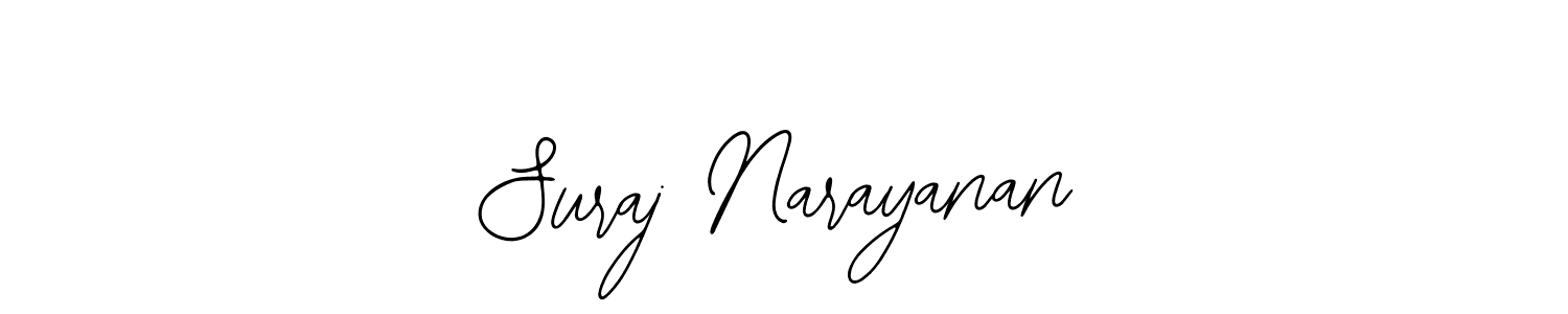 Design your own signature with our free online signature maker. With this signature software, you can create a handwritten (Bearetta-2O07w) signature for name Suraj Narayanan. Suraj Narayanan signature style 12 images and pictures png