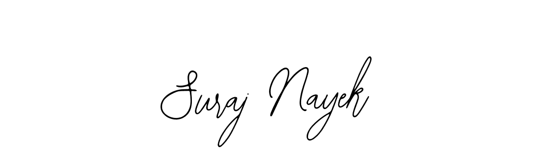 The best way (Bearetta-2O07w) to make a short signature is to pick only two or three words in your name. The name Suraj Nayek include a total of six letters. For converting this name. Suraj Nayek signature style 12 images and pictures png