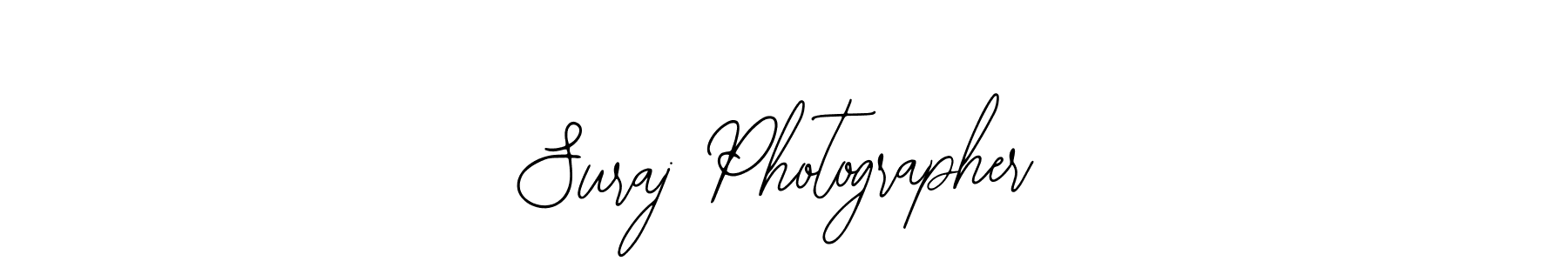 Design your own signature with our free online signature maker. With this signature software, you can create a handwritten (Bearetta-2O07w) signature for name Suraj Photographer. Suraj Photographer signature style 12 images and pictures png