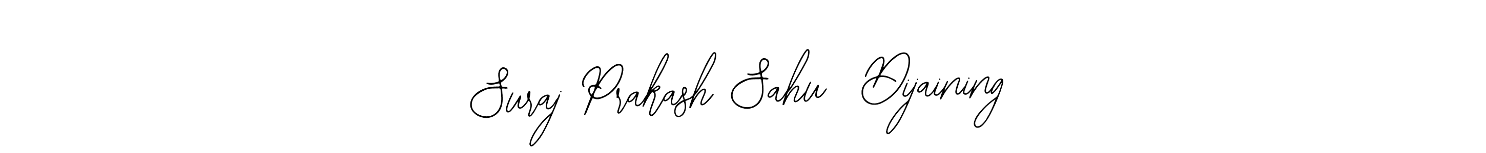 It looks lik you need a new signature style for name Suraj Prakash Sahu  Dijaining. Design unique handwritten (Bearetta-2O07w) signature with our free signature maker in just a few clicks. Suraj Prakash Sahu  Dijaining signature style 12 images and pictures png